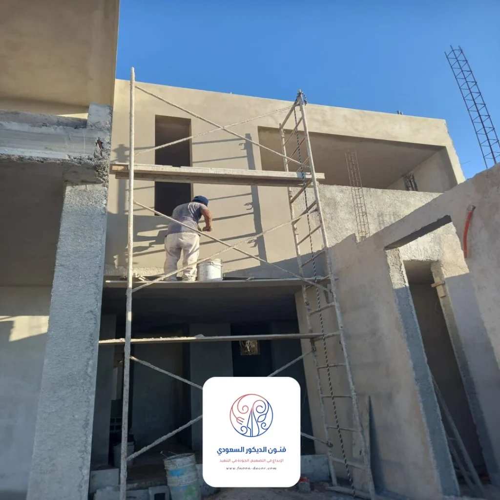 ترميم واجهة فيلا ابها
