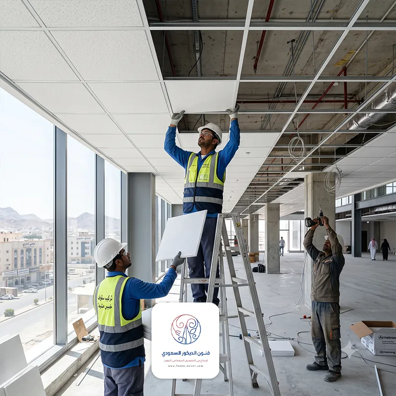 معلم تركيب بلاطات اسقف ارمسترونج خميس مشيط